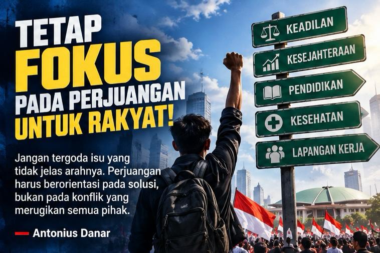 Antonius Danar Ingatkan Mahasiswa: Jangan Sampai Idealisme Tergadai demi Agenda Kelompok Tertentu!